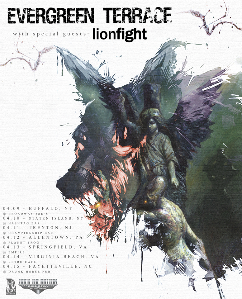 Evergreen Terrace - East Coast Tour - Poster - 2015