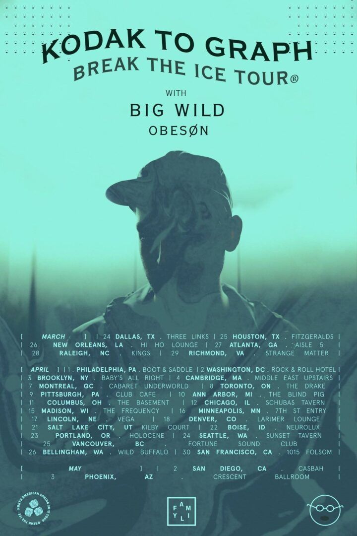 Kodak To Graph - Break The Ice Tour - 2015 - Poster