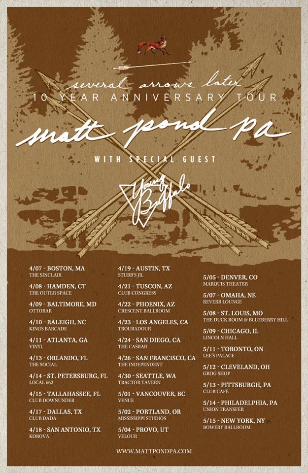 Matt-Pond-PA-Several-Arrows-Later-Tour-2015