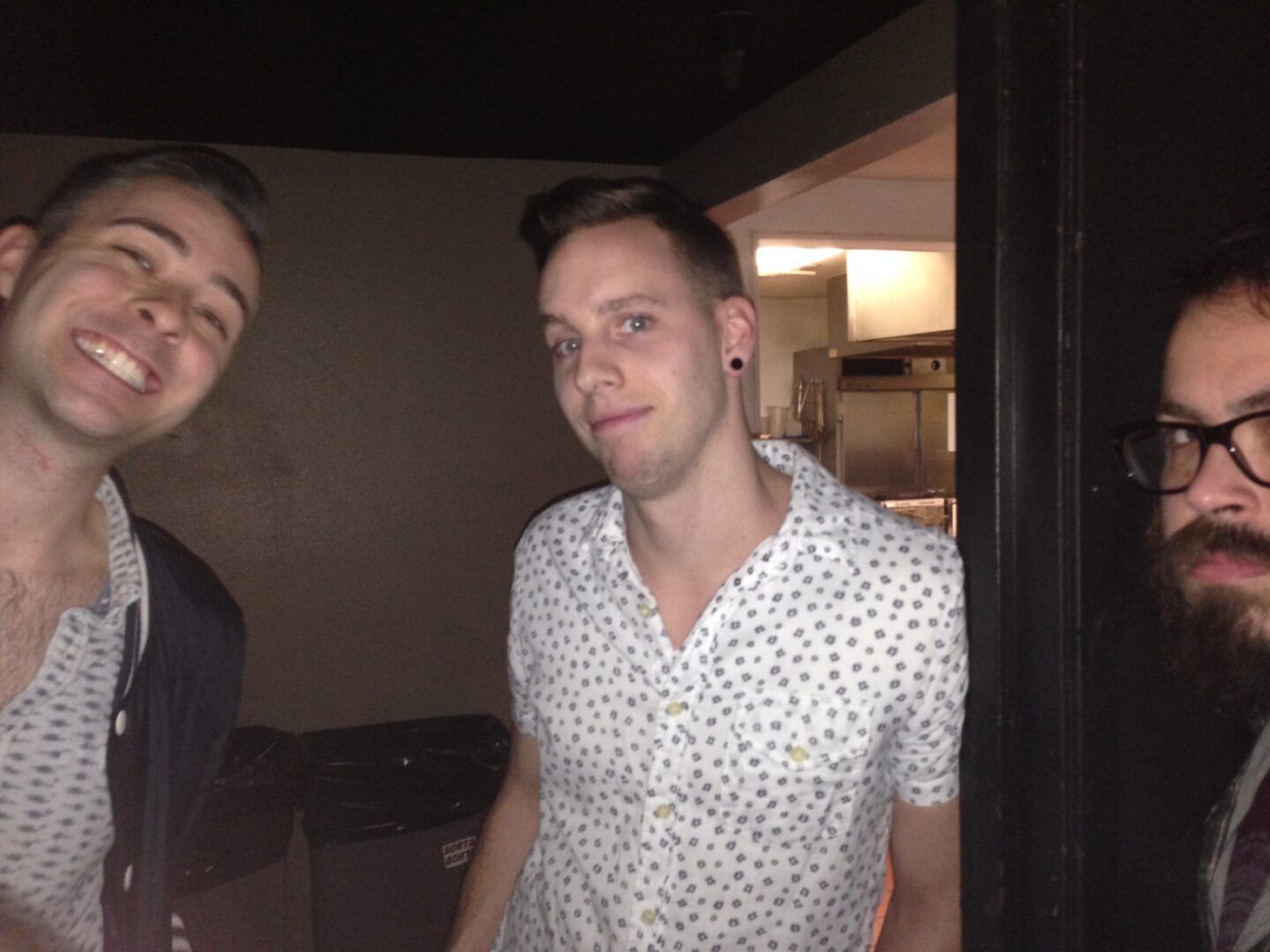 I snapped this 10 seconds before we went on stage in Santa Ana.