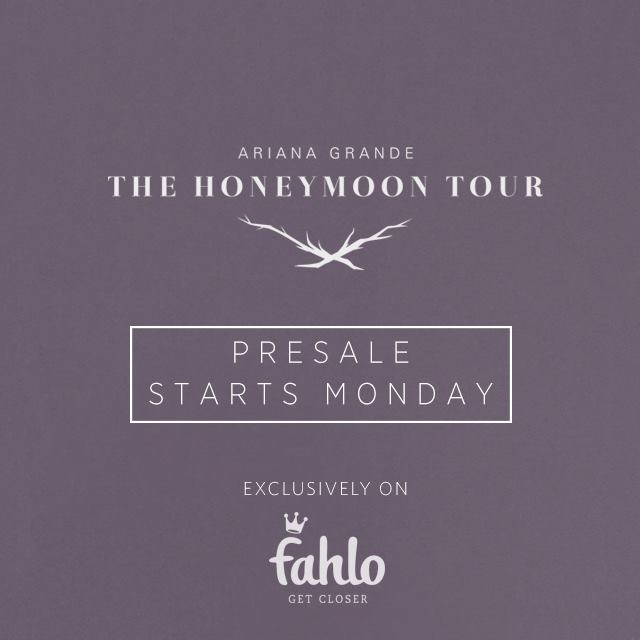 Ariana Grande - The Honeymoon Tour - poster 2