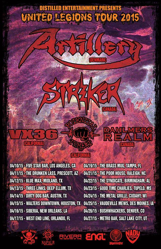 Artillery-United-Legions-Tour-U.S.-poster