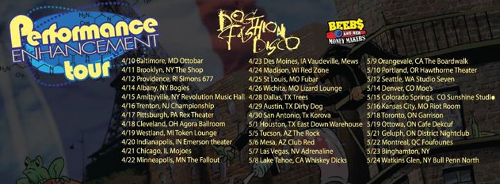 Dog Fashion Disco - Performance Enhancement Tour - Post - 2015