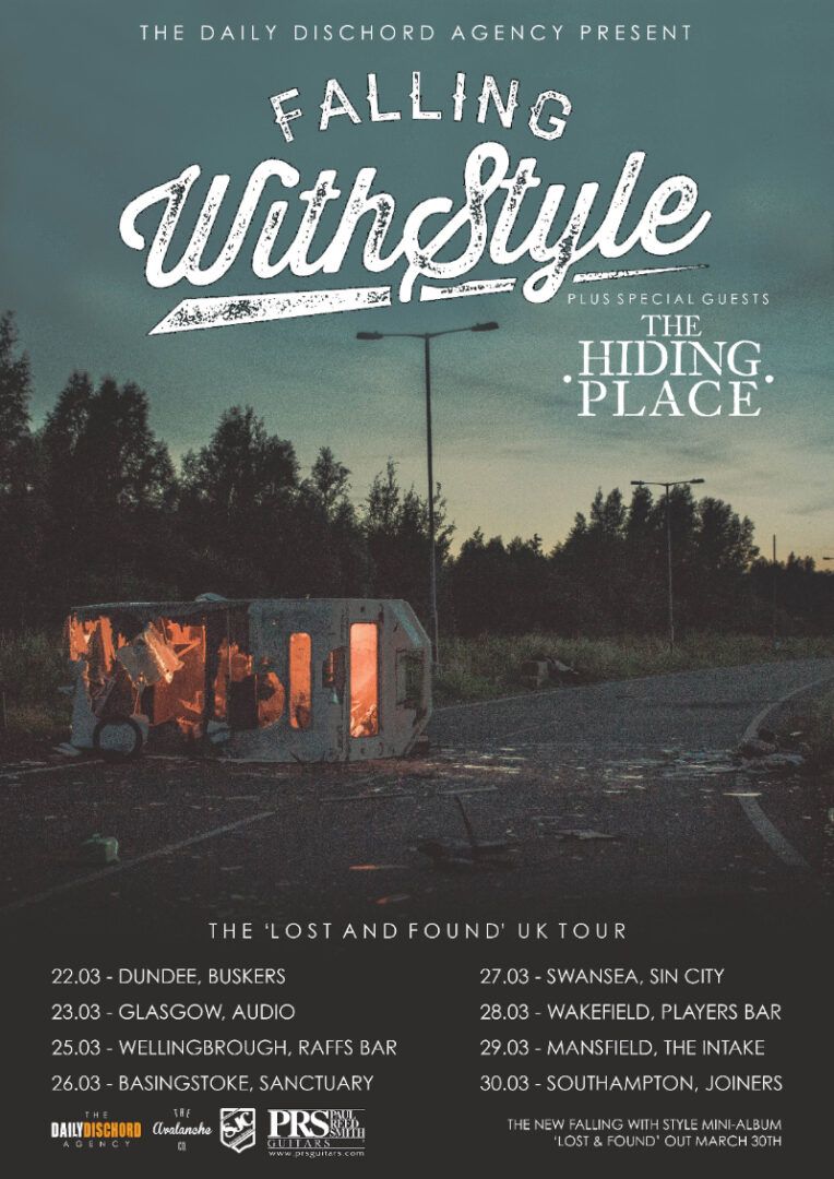 Falling with Style - 2015 tour - poster