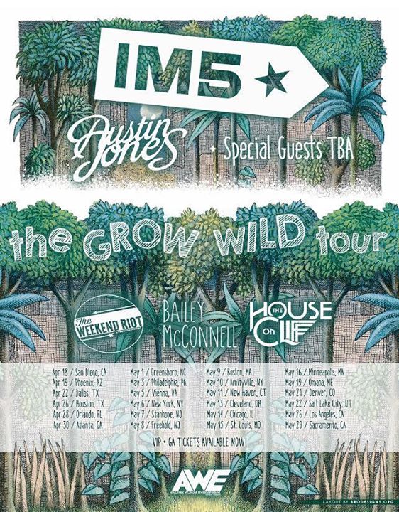 IM5 - The Grow Wild Tour - poster