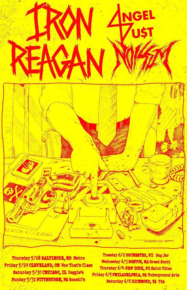 Iron Reagan - U.S. Tour - Poster - 2015