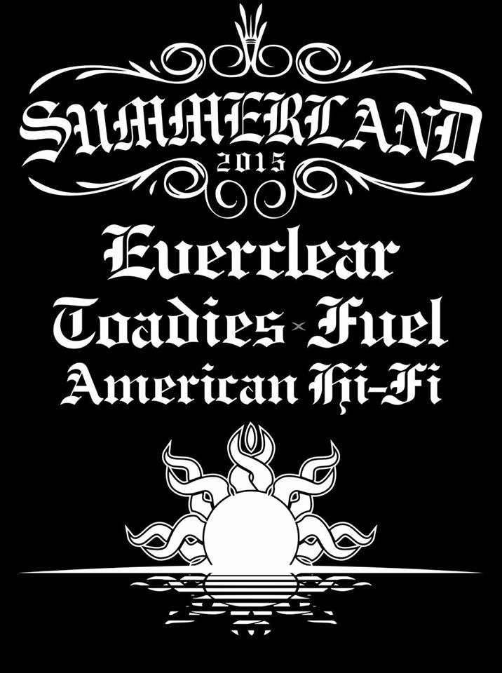 Summerland Tour 2015 - poster