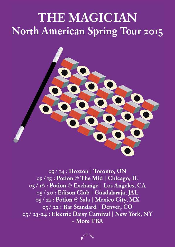 The Magician - North American Spring Tour 2015 - poster
