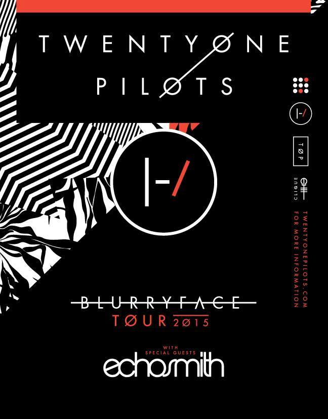 Twenty One Pilots - North American Fall 2015 Tour - poster