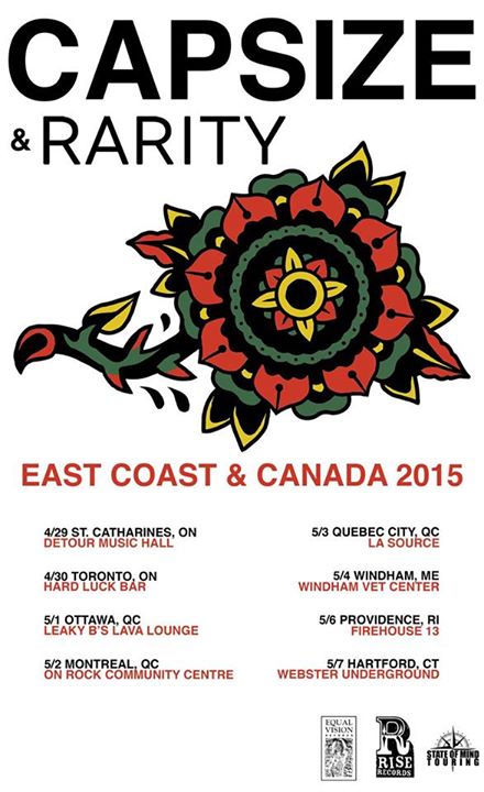 Capsize - 2015 Tour Poster