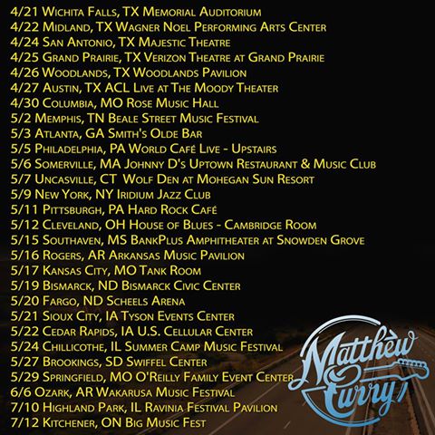 Matthew Curry - North American Tour - Poster - 2015