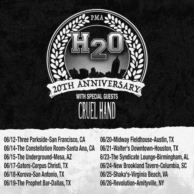 H20 - 2015 Tour Poster