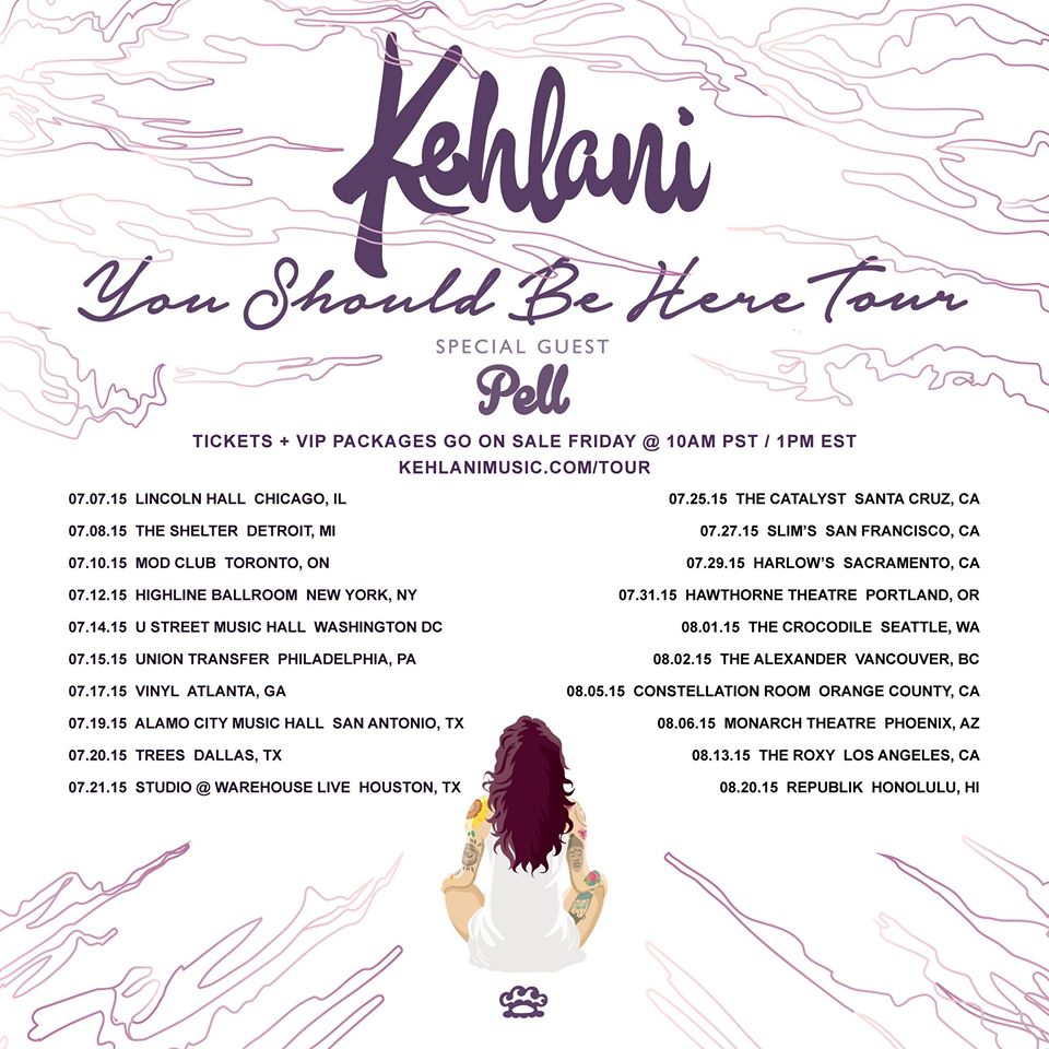 Kehlani - 2015 Tour Poster