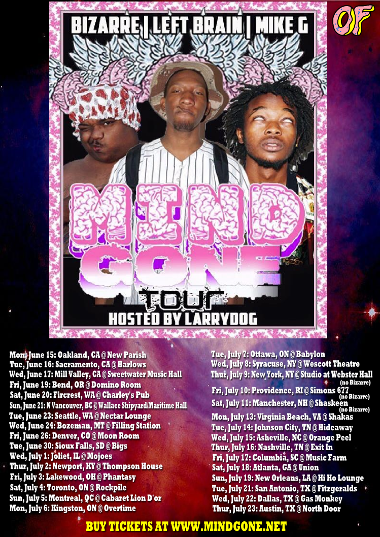 Mind Gone Tour - poster
