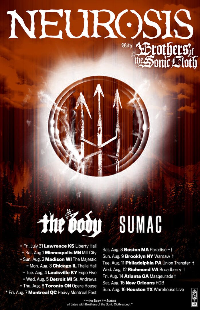Neurosis - North American Tour 2015 - poster