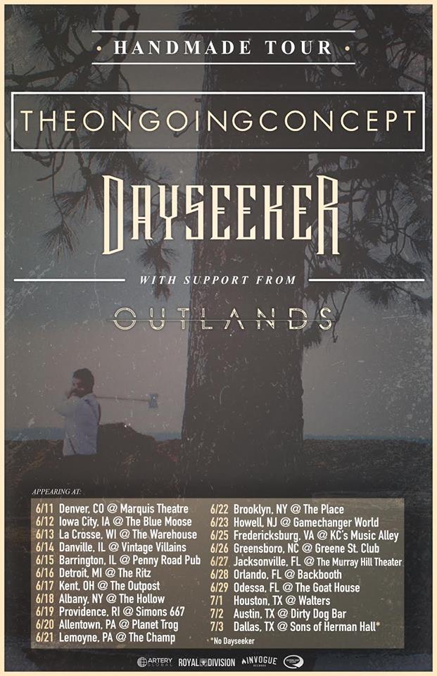 Outlands - Handmade Tour With The Ongoing Concept - poster