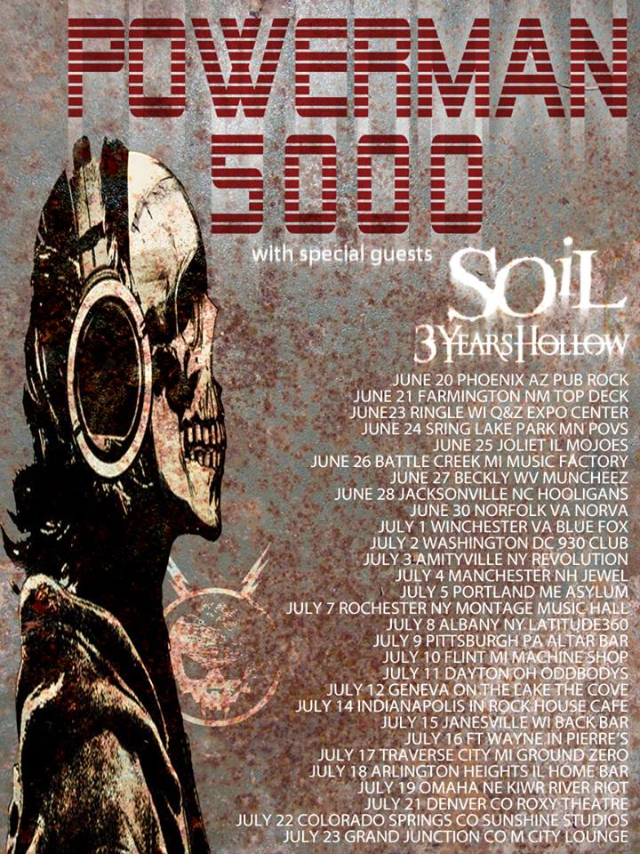 Powerman 5000 U.S. Summer Tour