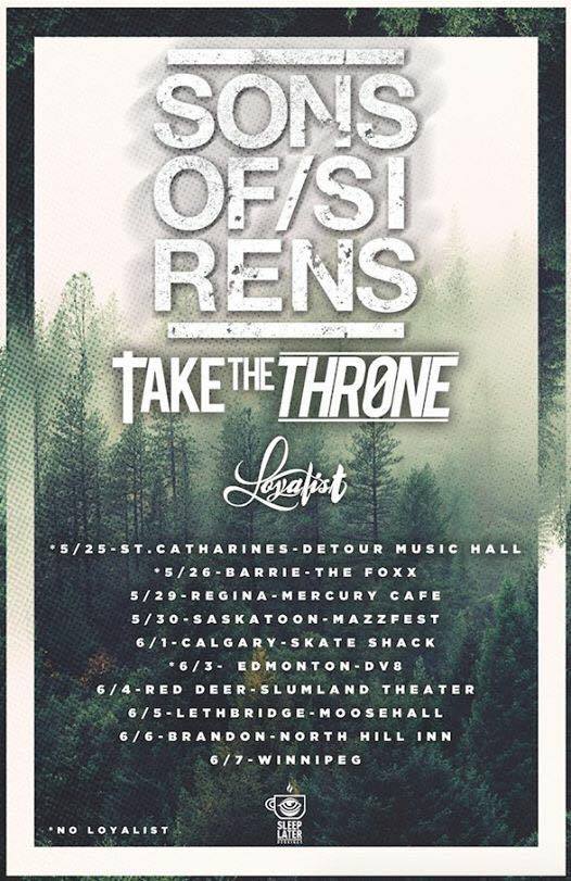 Take The Thrown Canada Tour