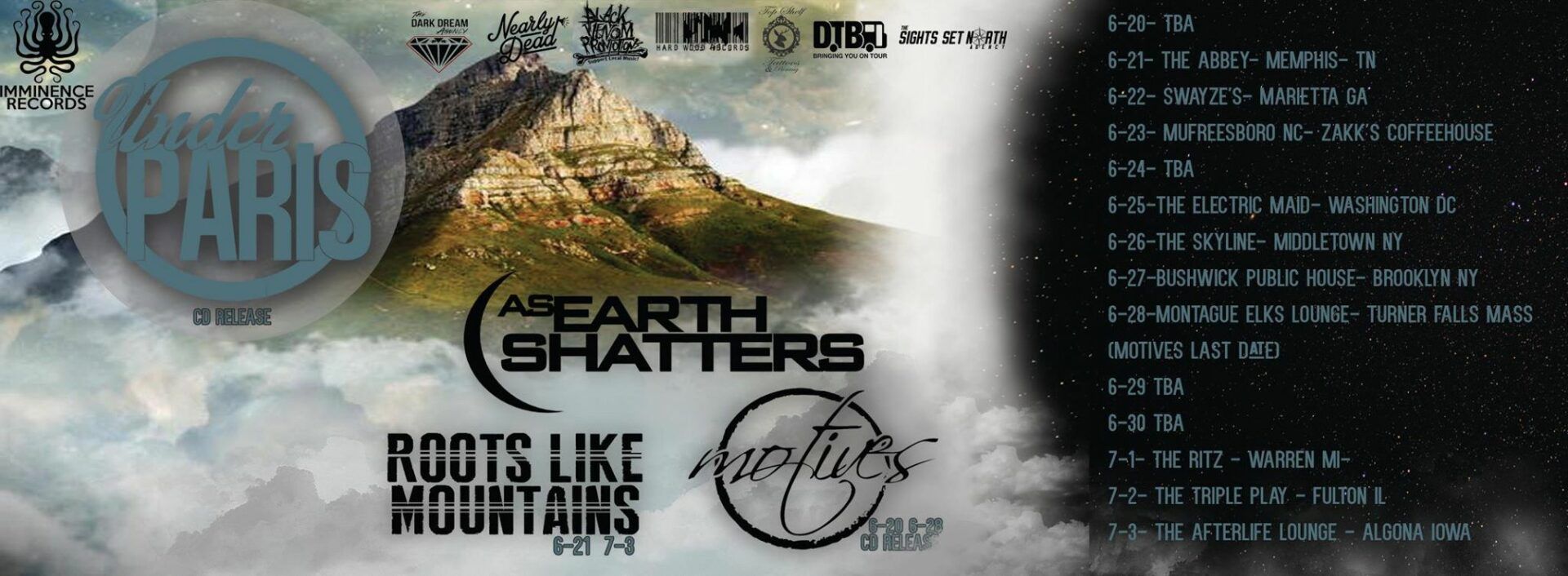 Under Paris - U.S. tour - poster