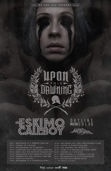 Upon This Dawning - 2015 Tour Poster