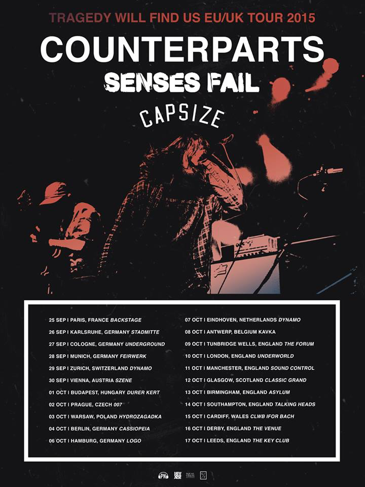 Counterparts - Tragedy Will Find Us Tour