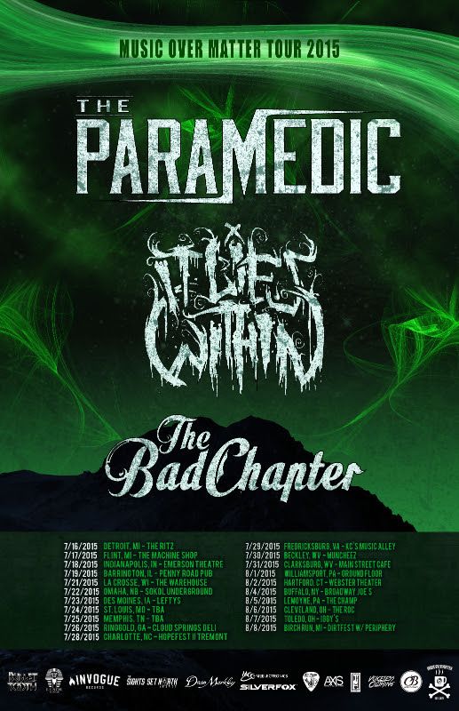 It Lies Within - The Music Over Matter Tour - Poster - 2015