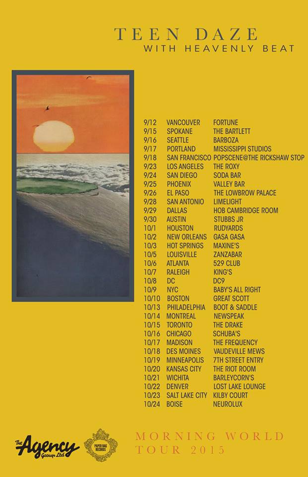 Teen Daze - North American Tour w:Heavenly Beat