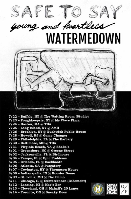 Young And Heartless US 2015 tour