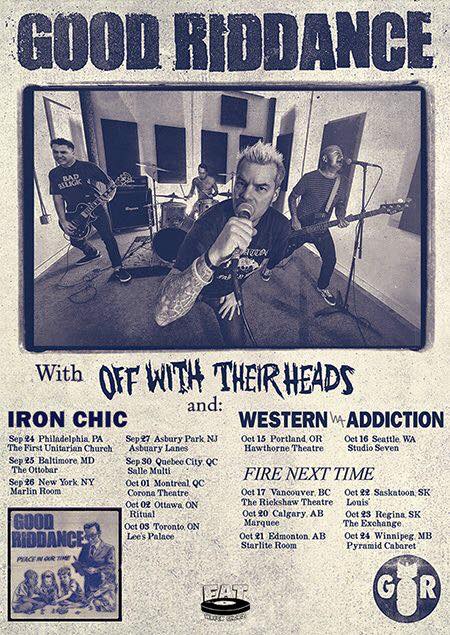 Good Riddance - U.S. Fall Tour