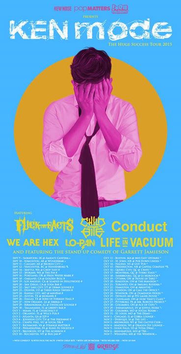 KEN mode - Huge Success North American Tour - 2015 Tour Poster