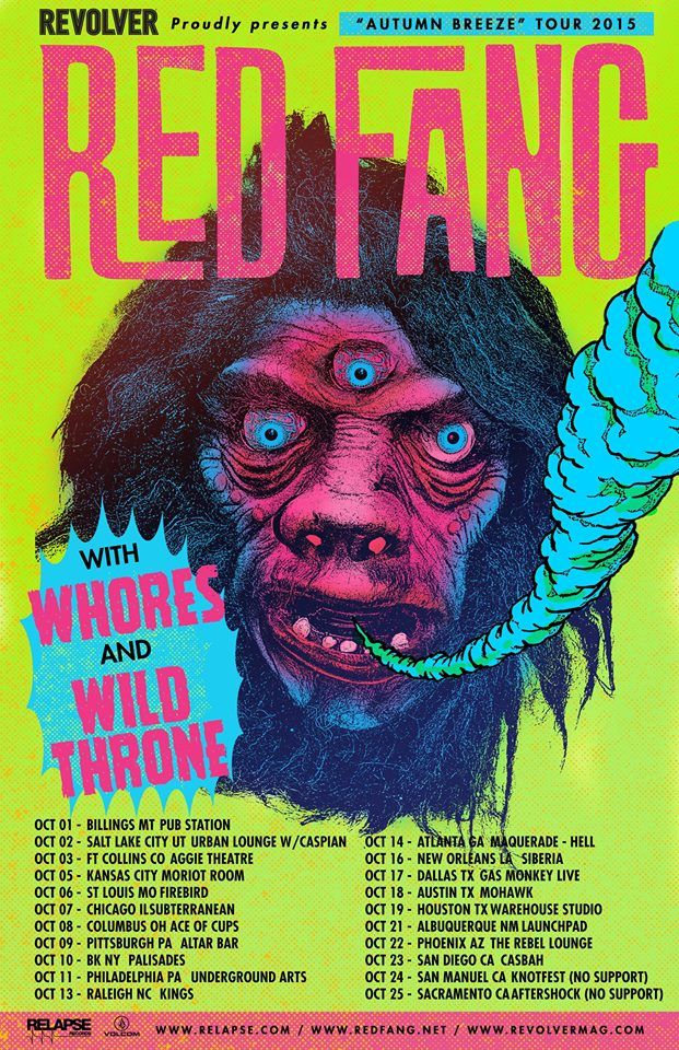 Red Fang - 2015 Fall Tour