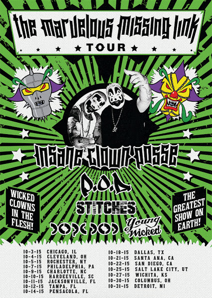 Insane Clown Posse - The Marvelous Missing Link Tour - poster