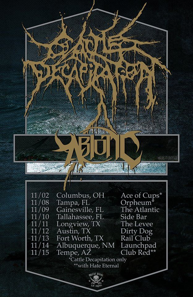 Cattle Decapitation - U.S. Tour