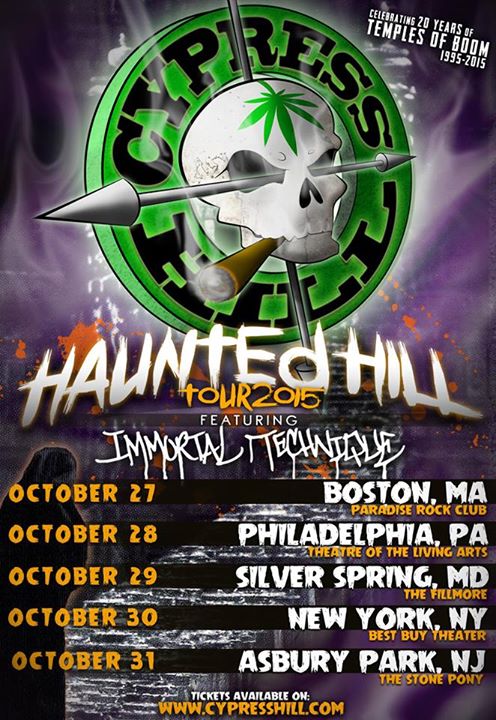 Cypress Hill - Fall Tour