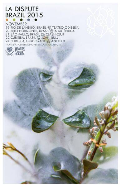 La Dispute - November Brazil Tour - 2015 Tour Poster
