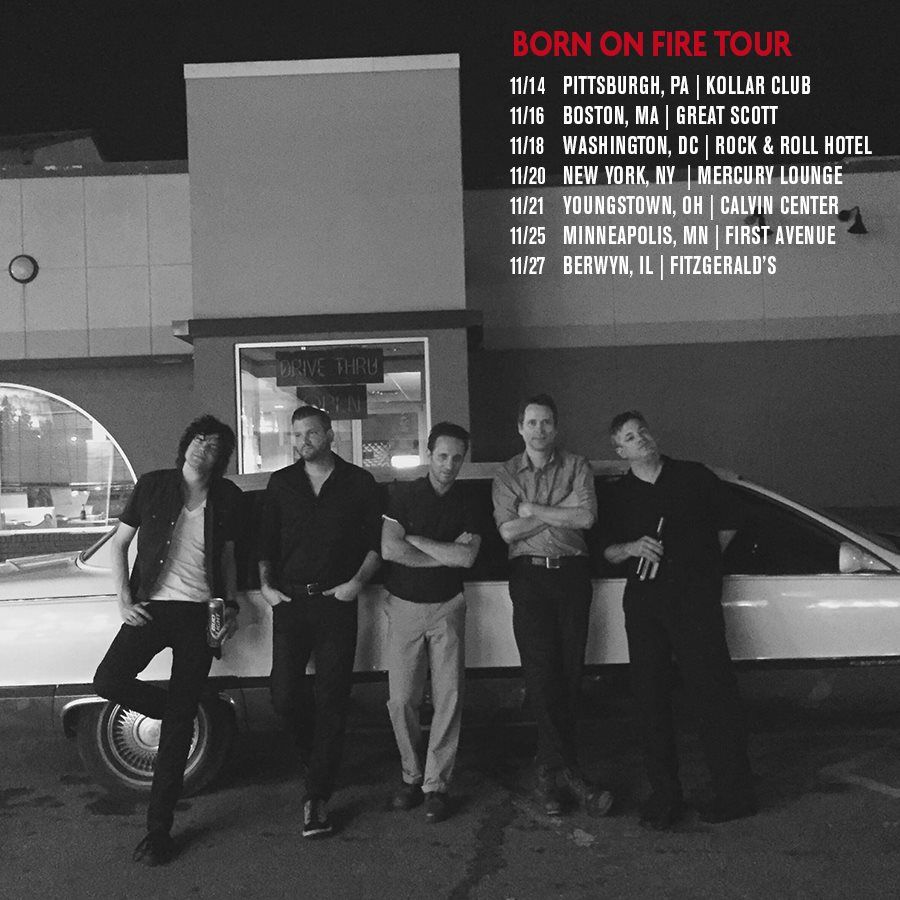 Ike Reilly - Born On Fire Tour - poster