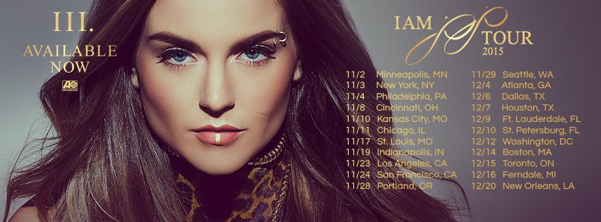 Jojo - I Am Jojo North American Tour - 2015 Tour Poster