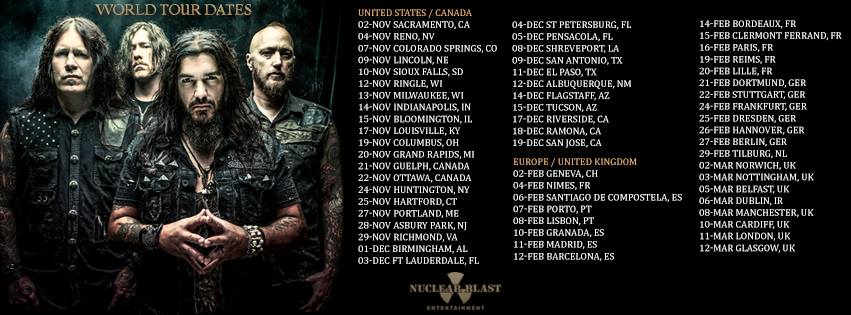 Machine Head - Bloodstone And Diamons World Tour - poster