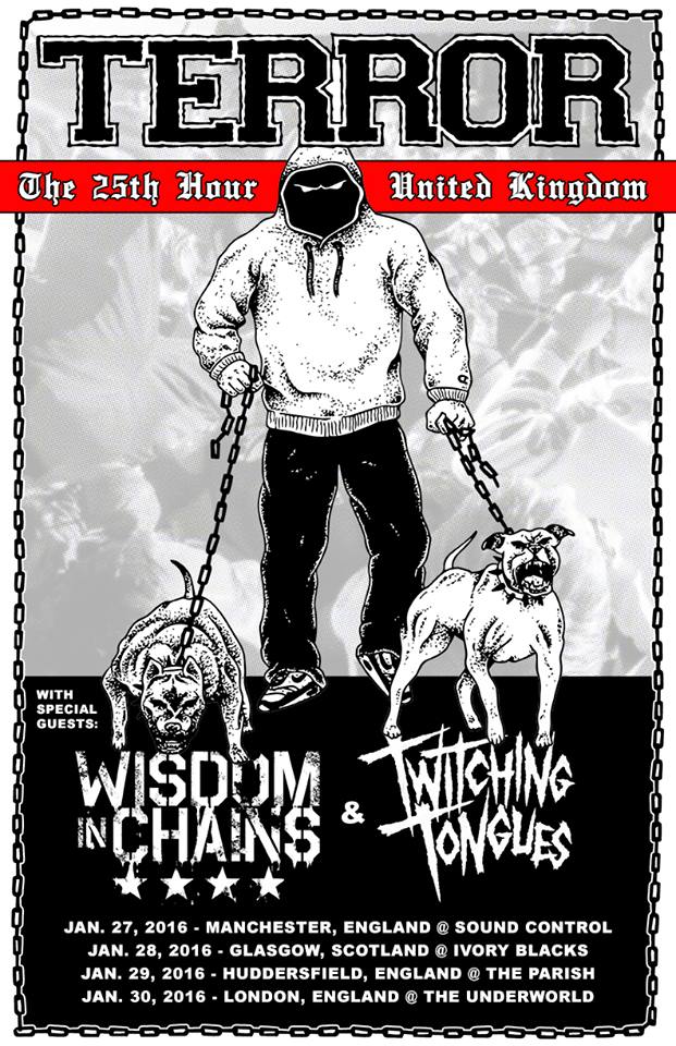 Terror - The 25th Hour Tour - poster