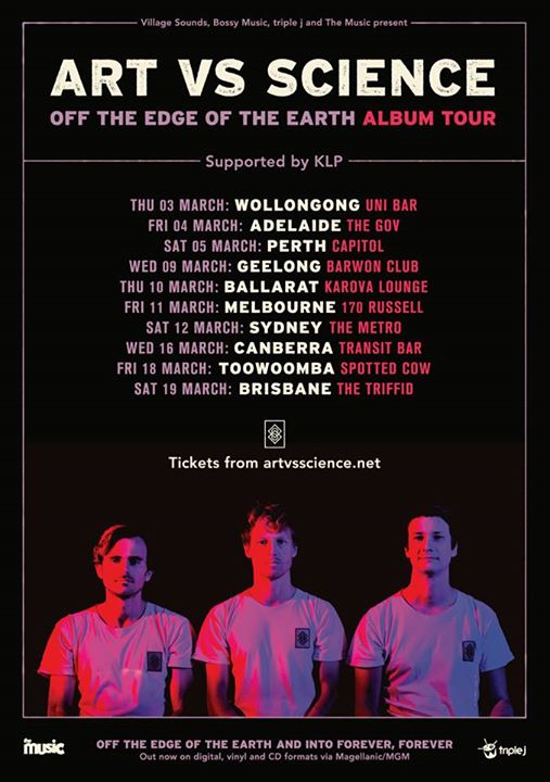 Art Vs Science - Off the Edge of The Earth Tour - poster