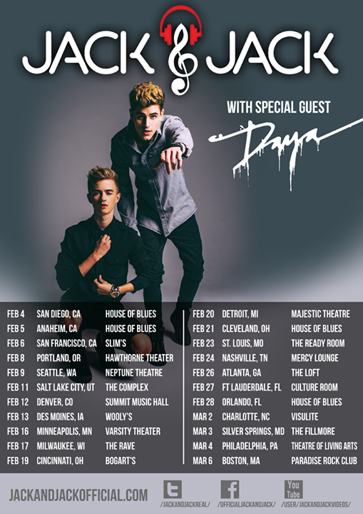 Jack and Jack - USA Tour - poster