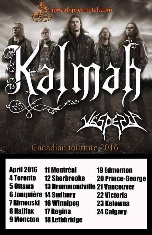 Kalmah - Canada Tour