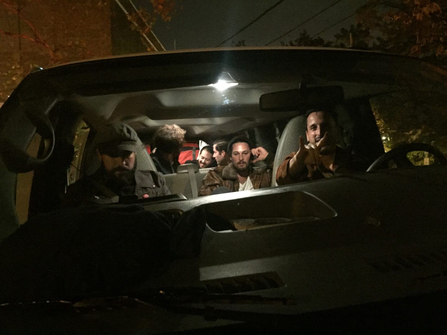 Full van after the Montclair show.