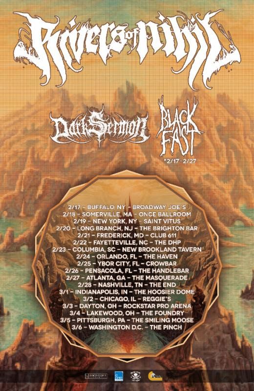 Rivers of Nihil-2016 US Tour-poster