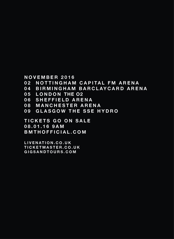 Bring Me The Horizona - Arena Tour