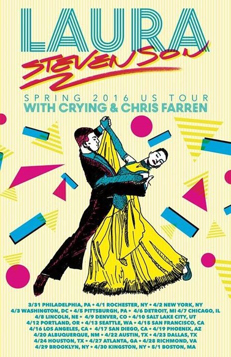 Laura Stevenson - US tour - poster