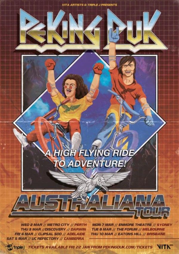 Peking Duk - Australiana tour - poster