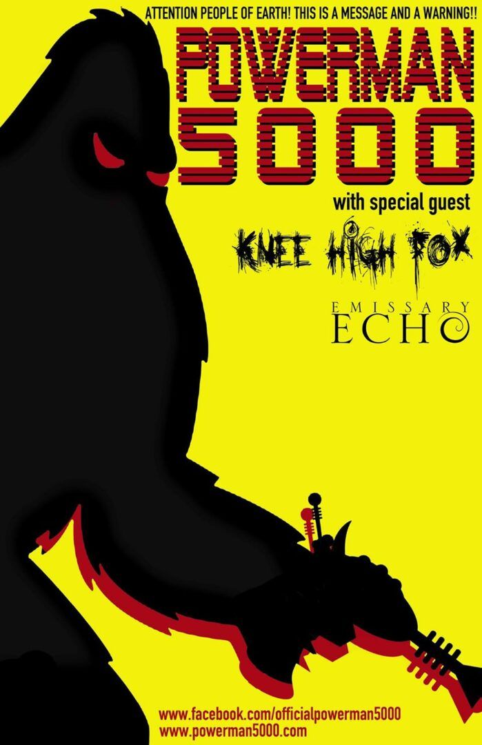 Powerman5000 - US Winter Tour - poster