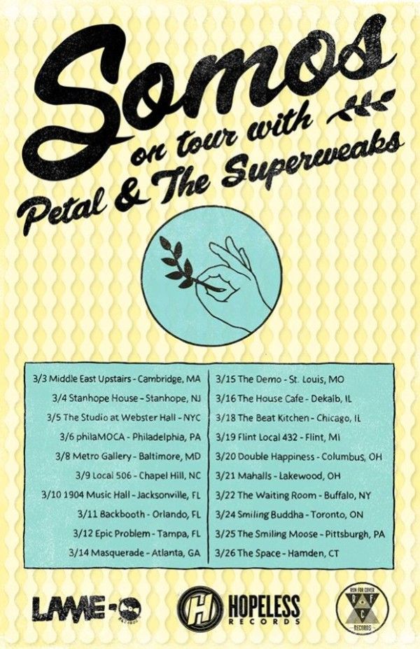 Somos - US tour - poster
