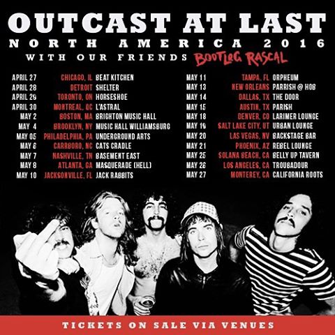 Sticky Fingers - North America 2016 Tour - poster